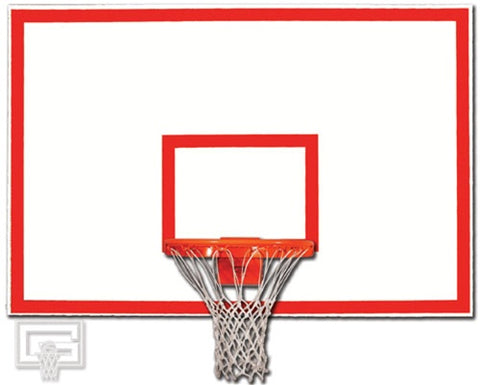 BB-25-RSB Steel Rectangular Rectangular Backboard with Target and Bord ...