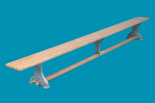 BE-19AS Hardwood Top Balance Bench 10' With Aluminum Legs – Gymnasium ...