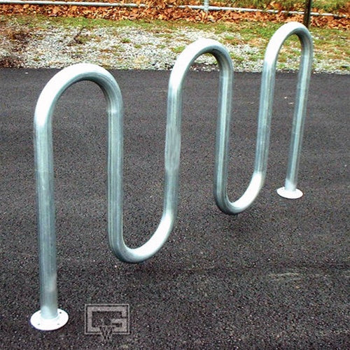 Rectangular Loop Bike Rack BRL-3 Loop Style Bike Racks - 7 Bikes – Gymnasium & Health Equipment Inc.