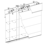 GC-7 Double Wall Electrafold Curtain